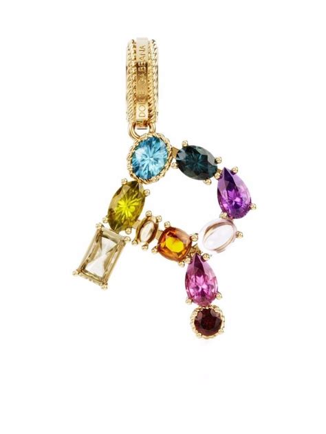 Dolce & Gabbana Purple Gemstone Necklace 